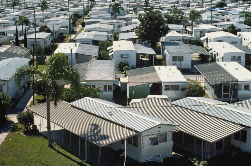 Definition von Wohnwagenpark "Mobile Home Park"