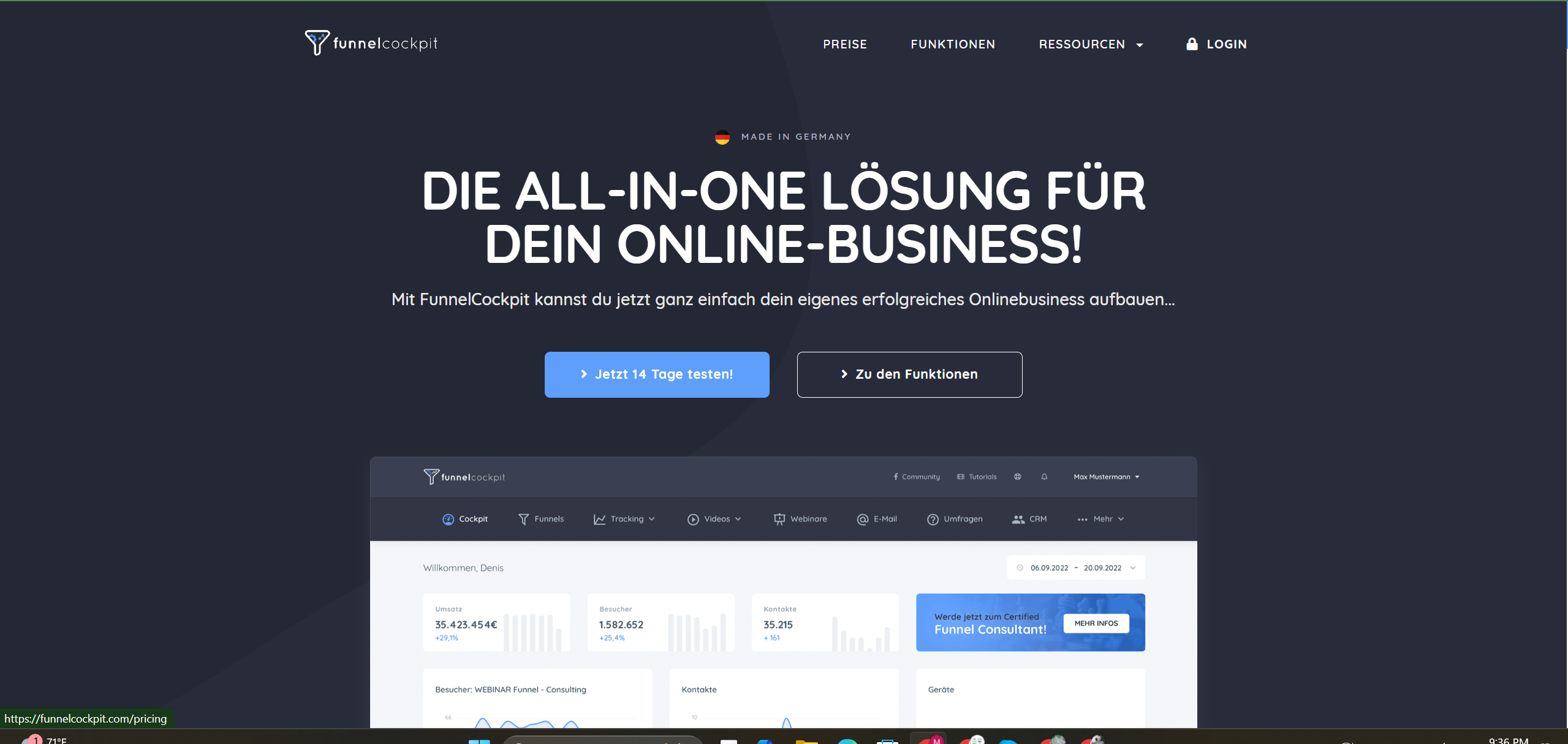 FunnelCockpit Rezension: Ein genauer Blick auf diese All-in-One-Marketingplattform