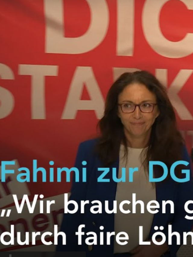 Friedrich Merz und Yasmin Fahimi nach der Klausur des DGB-Vorstands | 15.01.2025